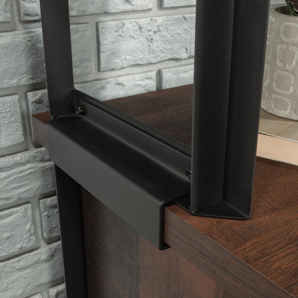 Briarbrook Commercial Office Hutch, Barrel Oak finish. Picture 7