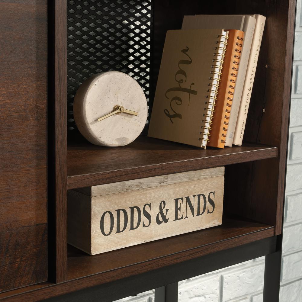 Briarbrook Commercial Office Hutch, Barrel Oak finish. Picture 4