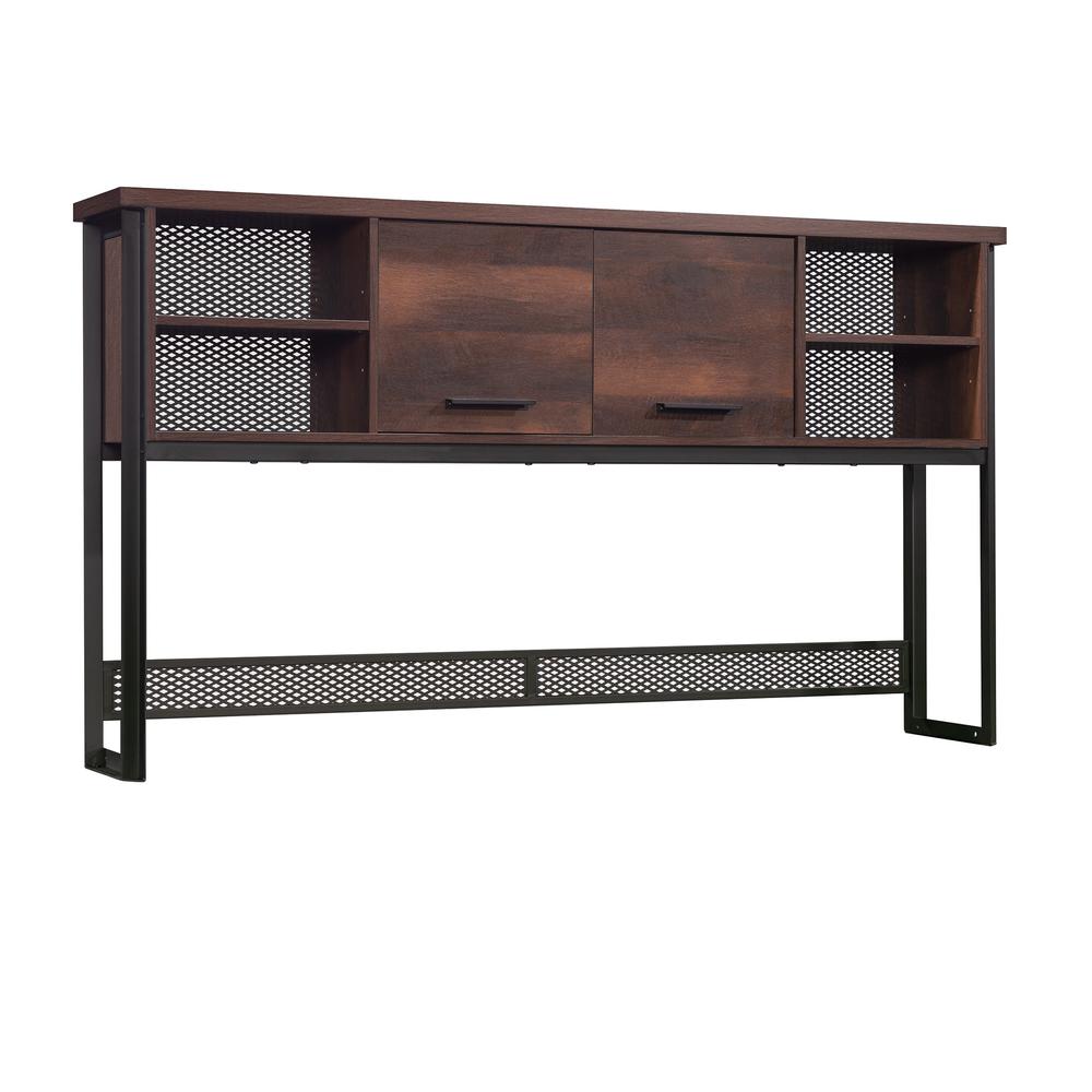 Briarbrook Commercial Office Hutch, Barrel Oak finish. Picture 1