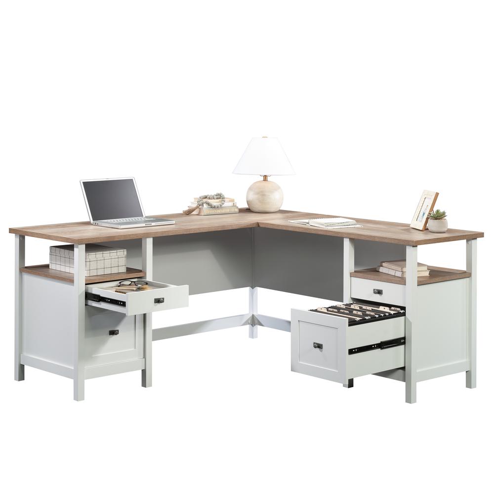 Cottage Road L Desk Wh A2. Picture 1