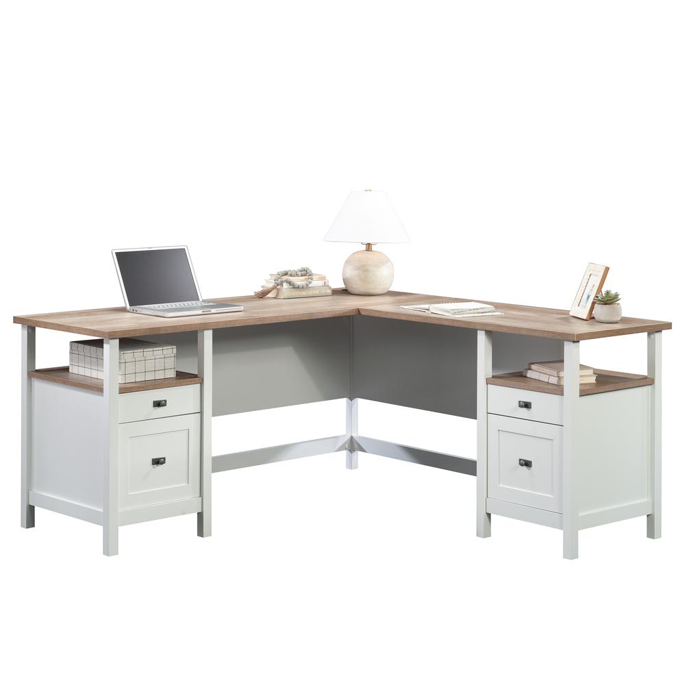 Cottage Road L Desk Wh A2. Picture 2