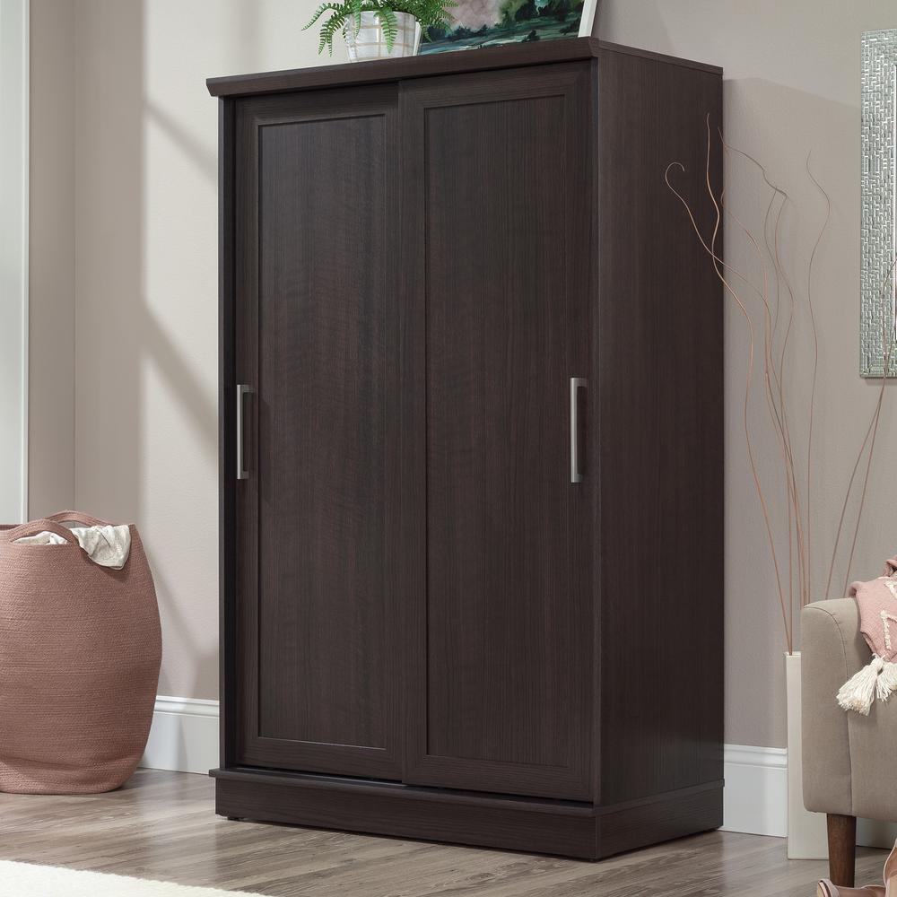 HomePlus Storage Cabinet, Dakota Oak finish. Picture 3