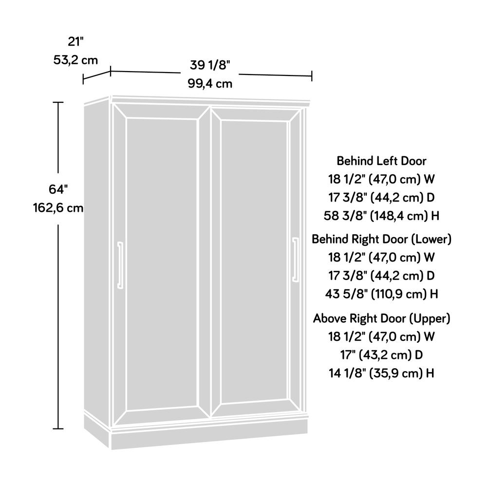 HomePlus Storage Cabinet, Dakota Oak finish. Picture 14