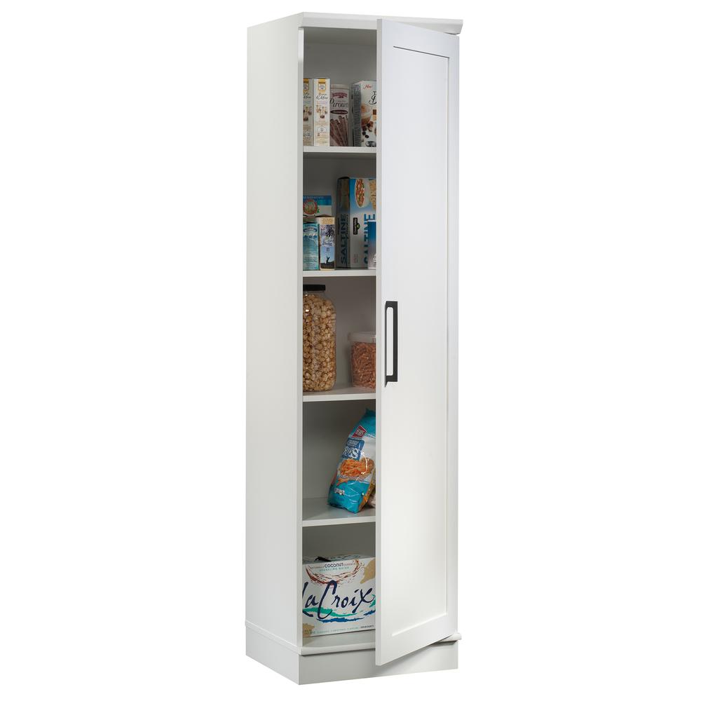HomePlus Storage Cabinet, Soft White finish. Picture 1
