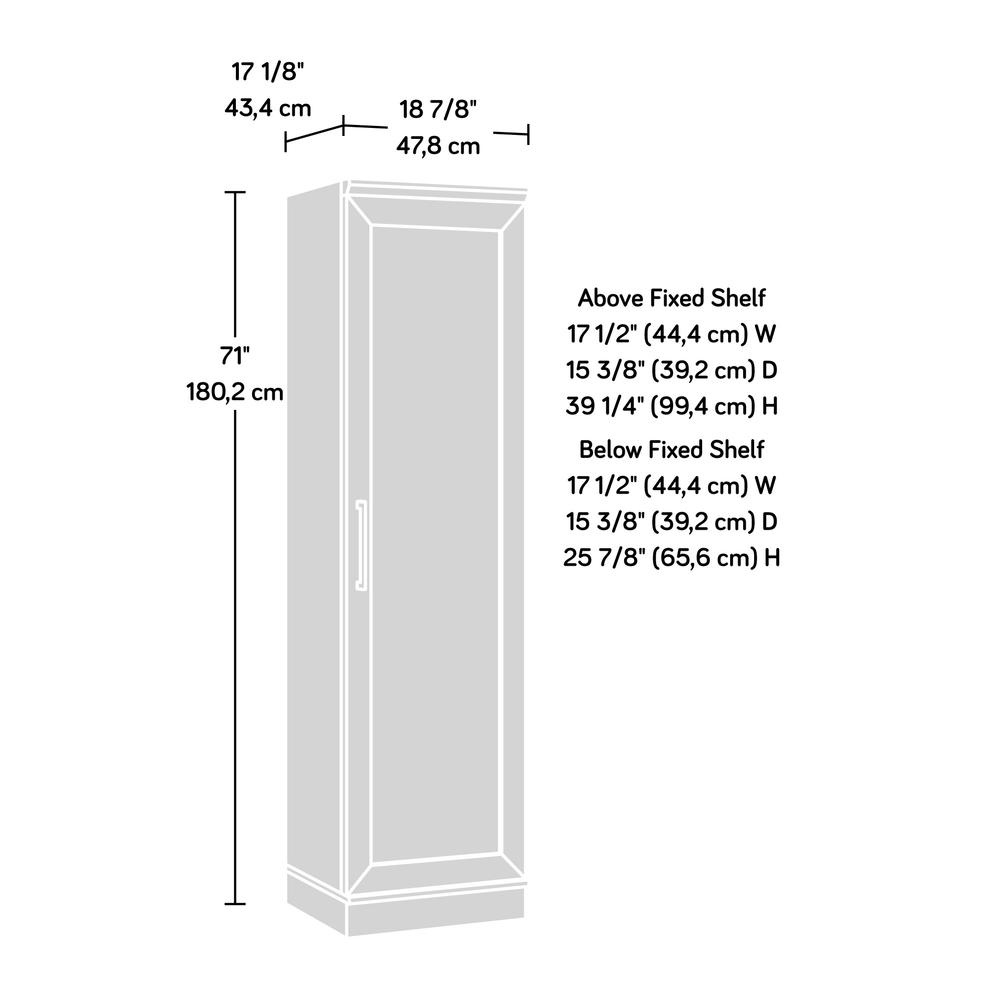 HomePlus Storage Cabinet, Soft White finish. Picture 9