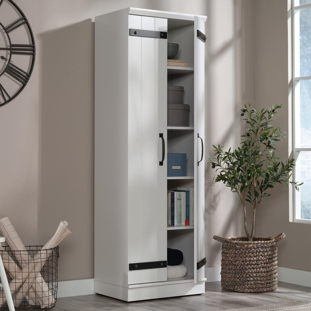HomePlus Storage Cabinet, Soft White finish. Picture 9