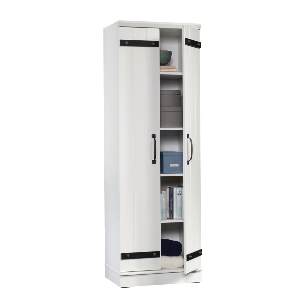 HomePlus Storage Cabinet, Soft White finish. Picture 1