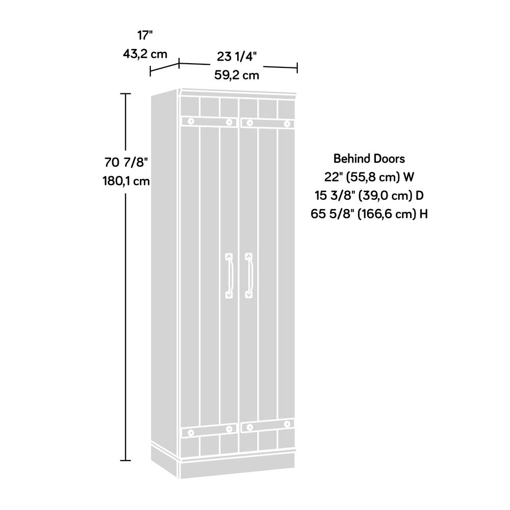 HomePlus Storage Cabinet, Soft White finish. Picture 13