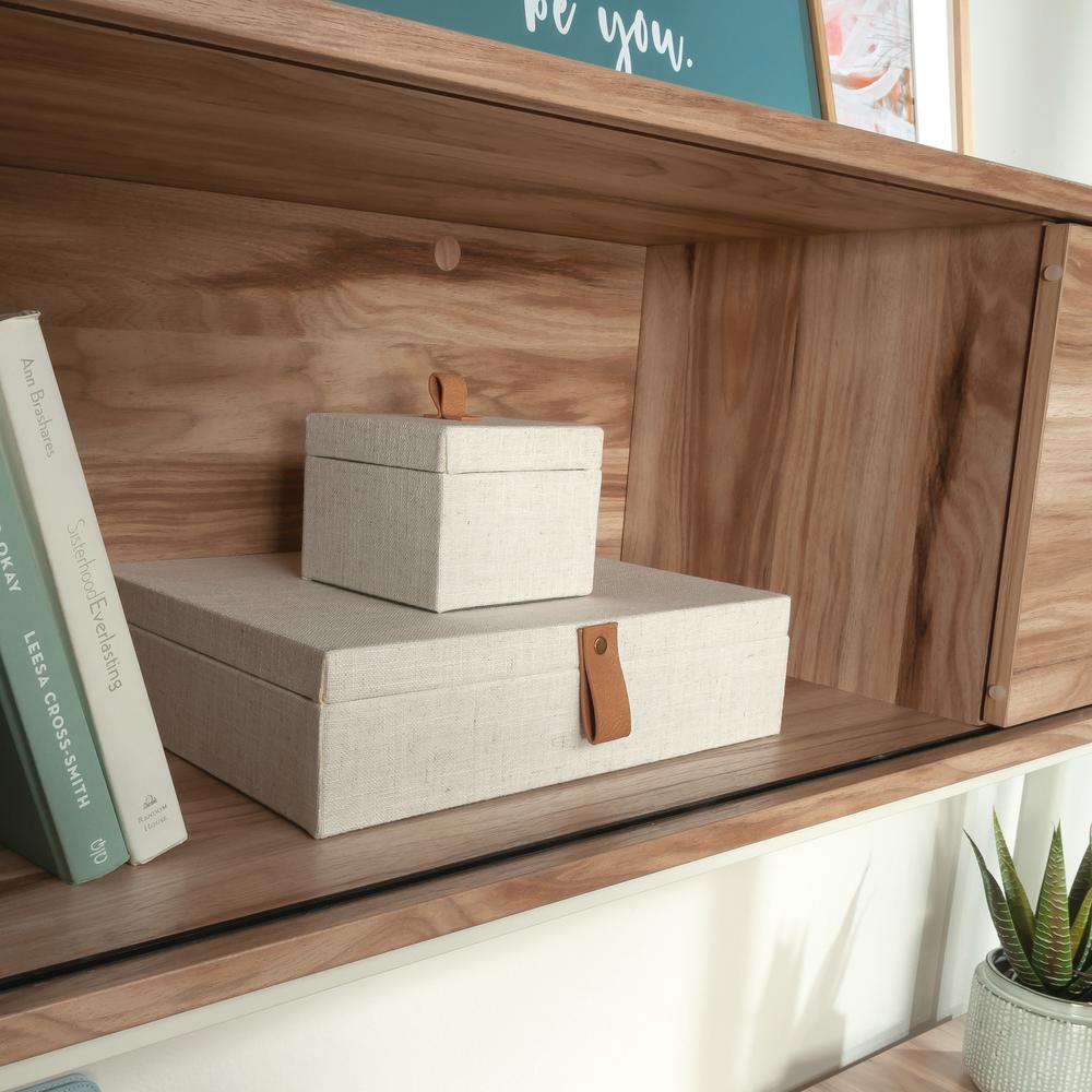 Bergen Circle Computer Hutch Kiln Acacia. Picture 9