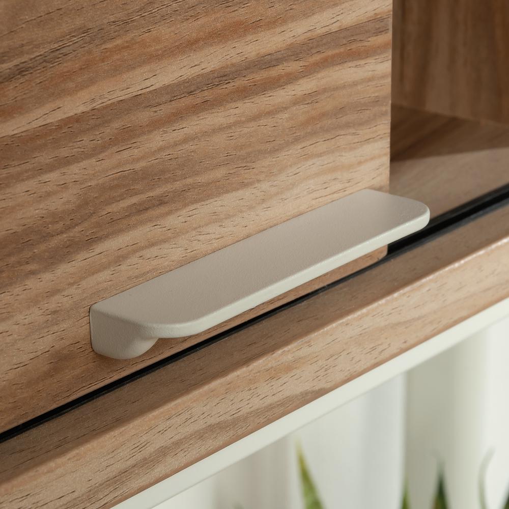 Bergen Circle Computer Hutch Kiln Acacia. Picture 11