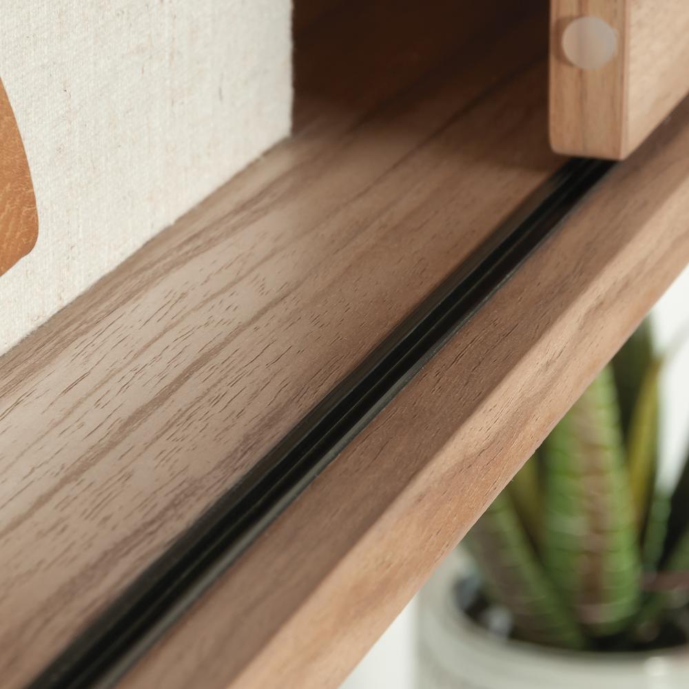 Bergen Circle Computer Hutch Kiln Acacia. Picture 12