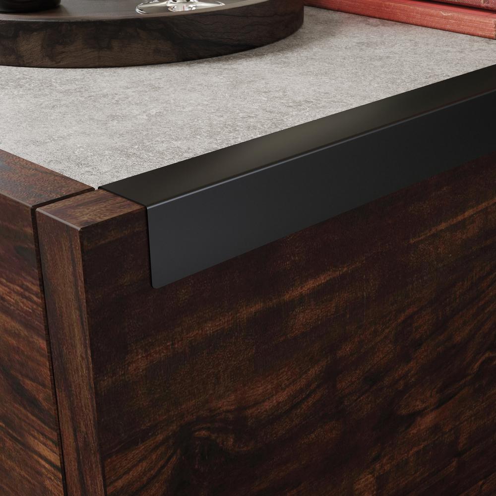 Manhattan Gate Coffee Table Rich Walnut. Picture 8