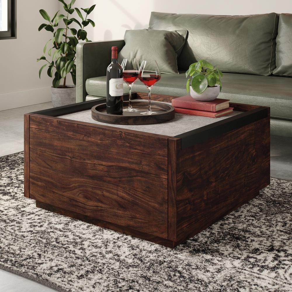 Manhattan Gate Coffee Table Rich Walnut. Picture 4