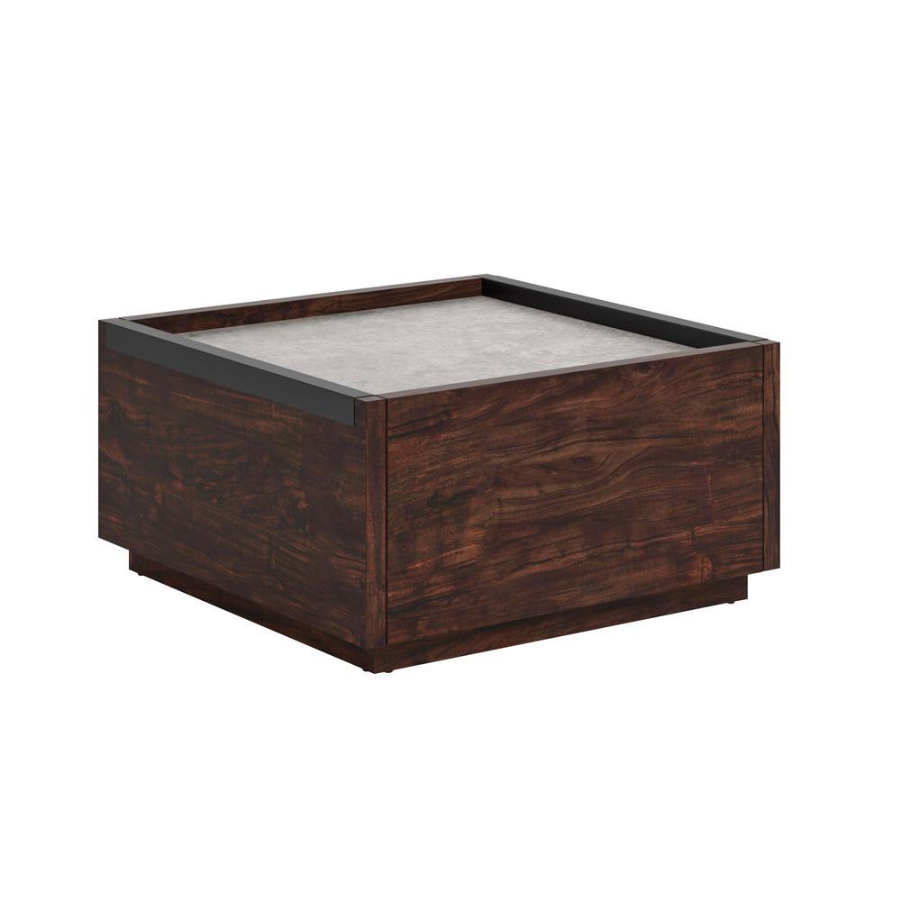Manhattan Gate Coffee Table Rich Walnut. Picture 1