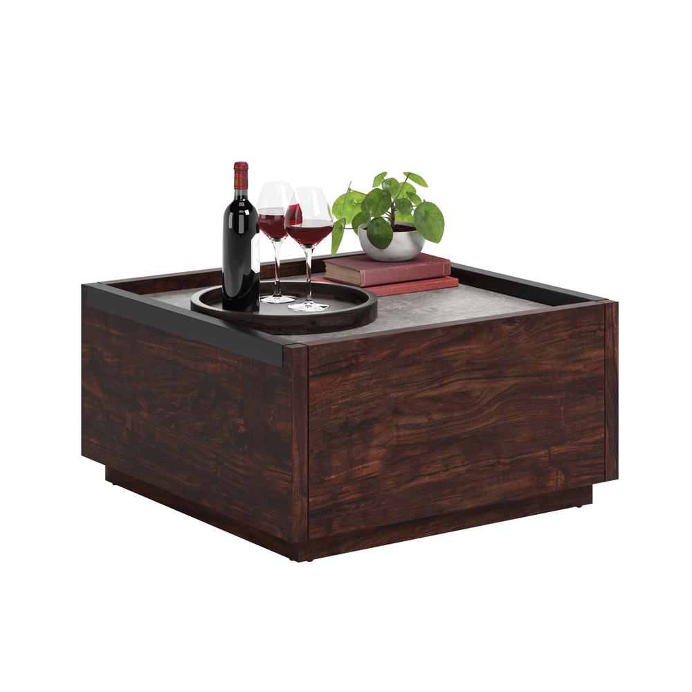 Manhattan Gate Coffee Table Rich Walnut. Picture 2