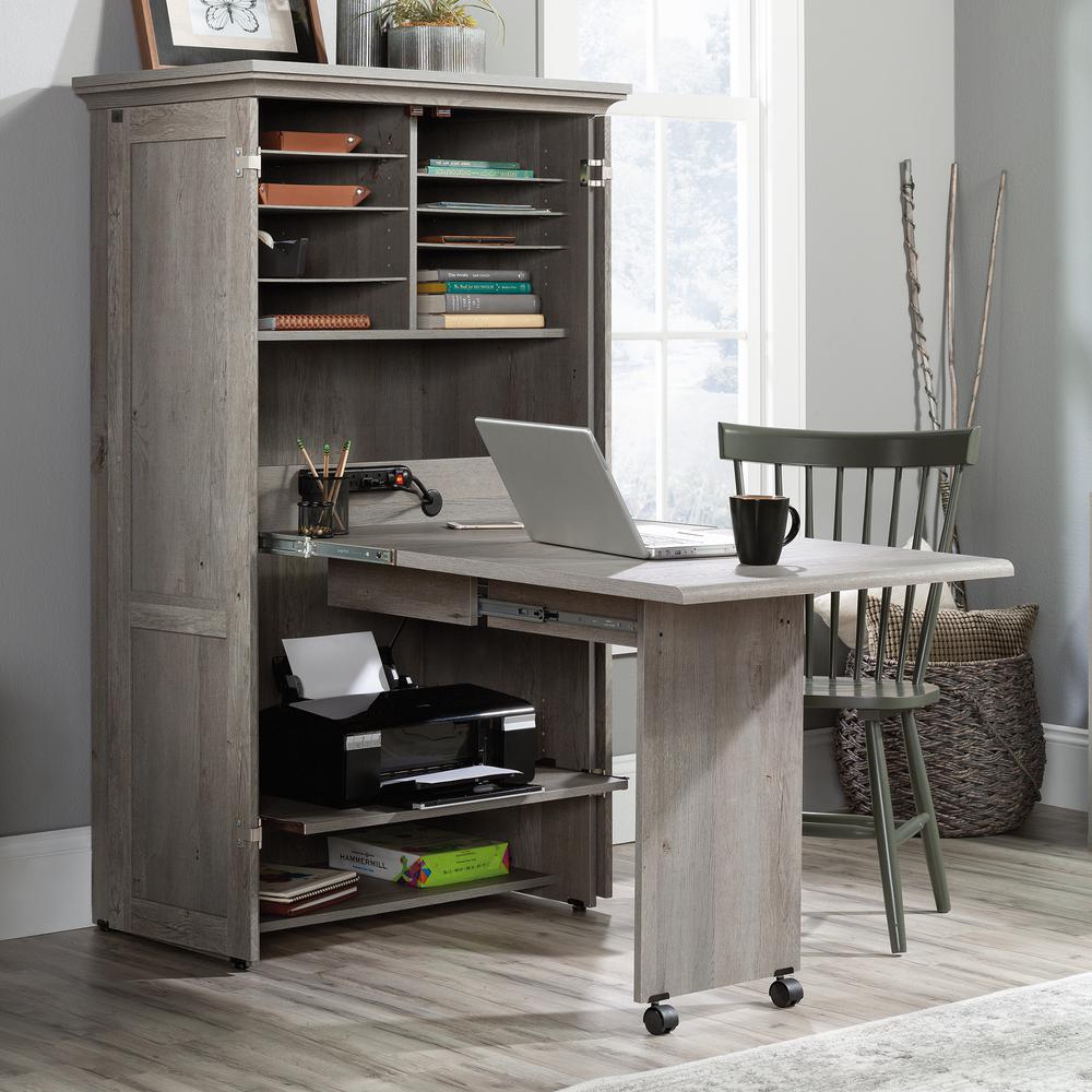 Miscellaneous Storage Craft & Hobby Storage, Mystic Oak finish. Picture 17