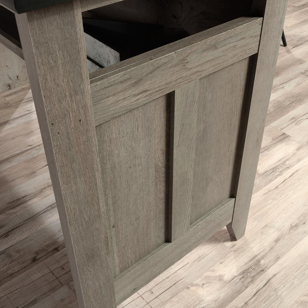 August Hill  L-Desk Mystic Oak/Raven Oak. Picture 6