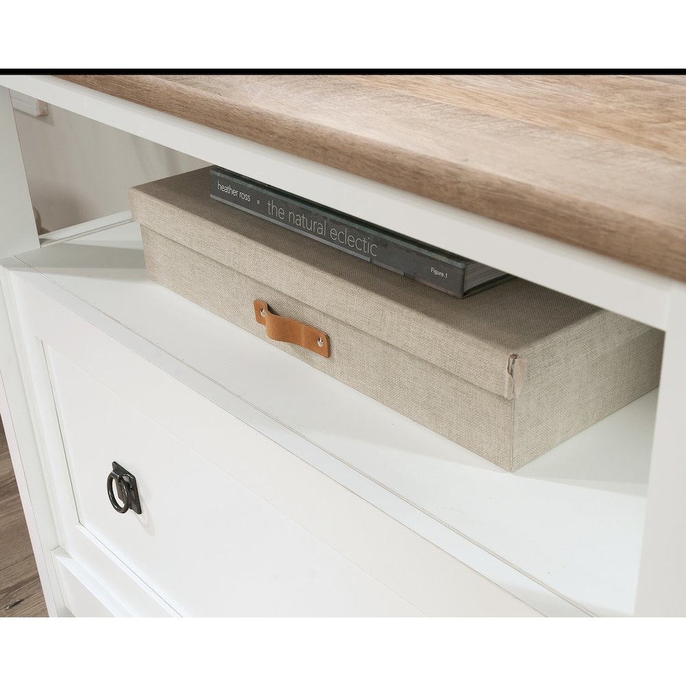 August Hill File Cabinet, Soft White finish. Picture 5
