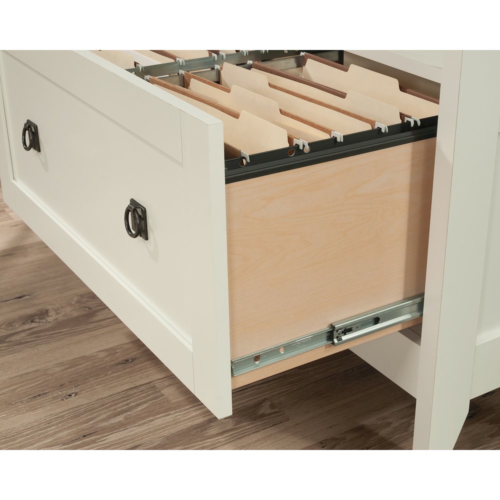 August Hill File Cabinet, Soft White finish. Picture 6