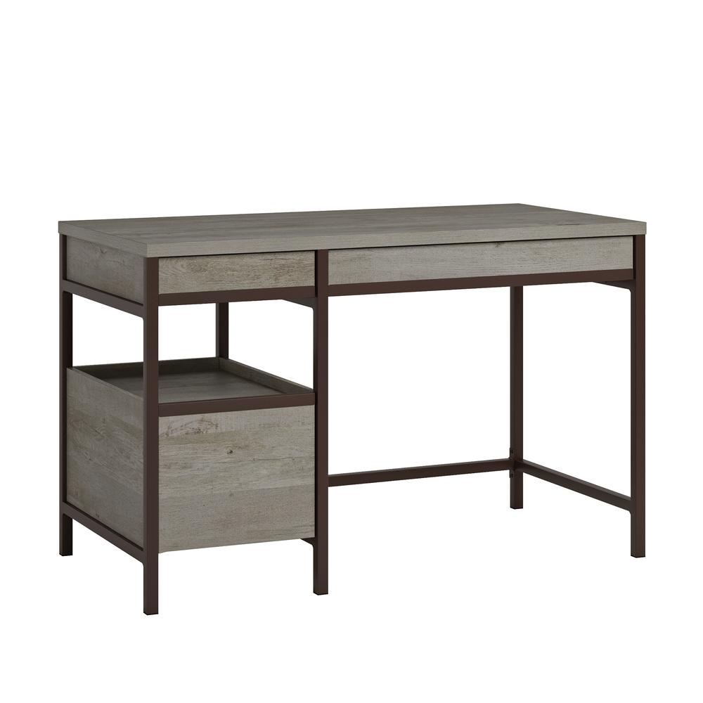 Manhattan Gate Single Ped Desk Moa. Picture 1