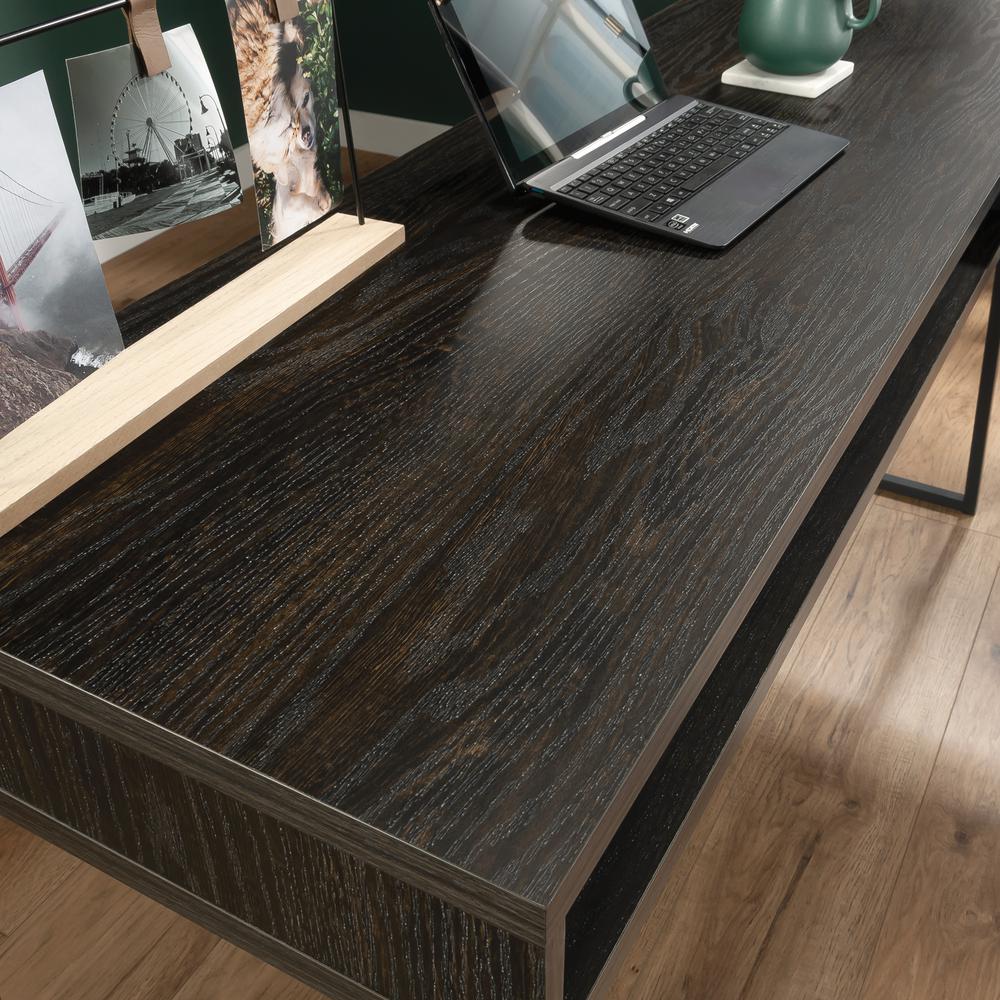 Canton Lane L Desk, Brew Oak finish. Picture 6