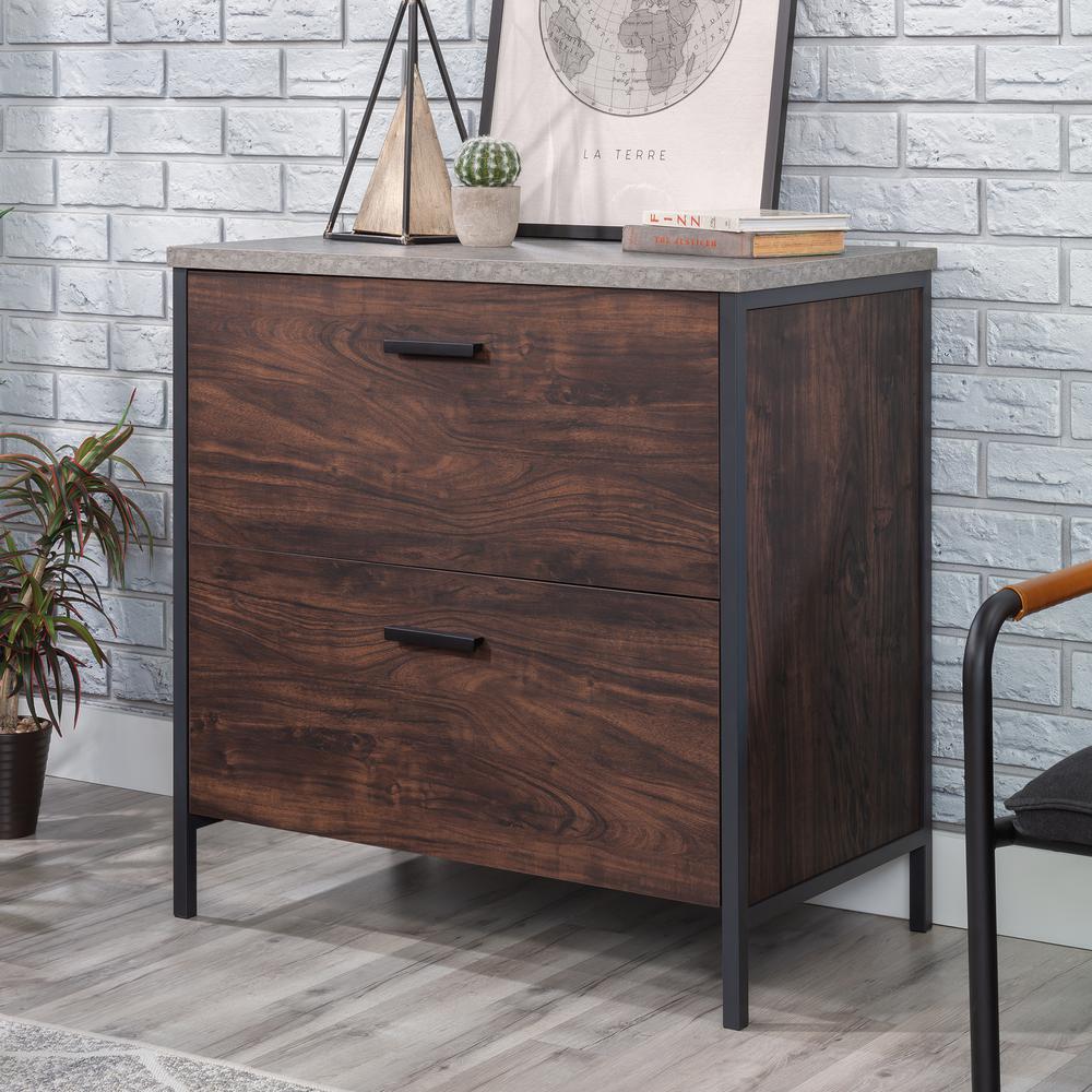Market Commons File Cabinet, Rich Walnut finish. Picture 5