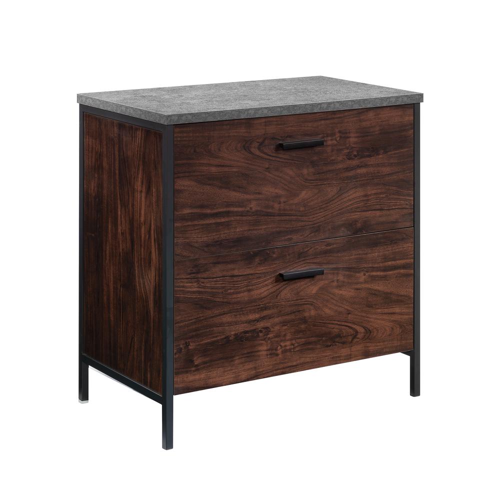 Market Commons File Cabinet, Rich Walnut finish. Picture 4