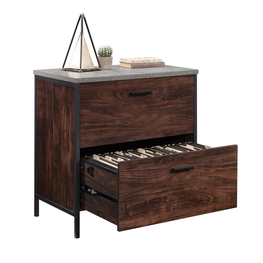 Market Commons File Cabinet, Rich Walnut finish. Picture 2