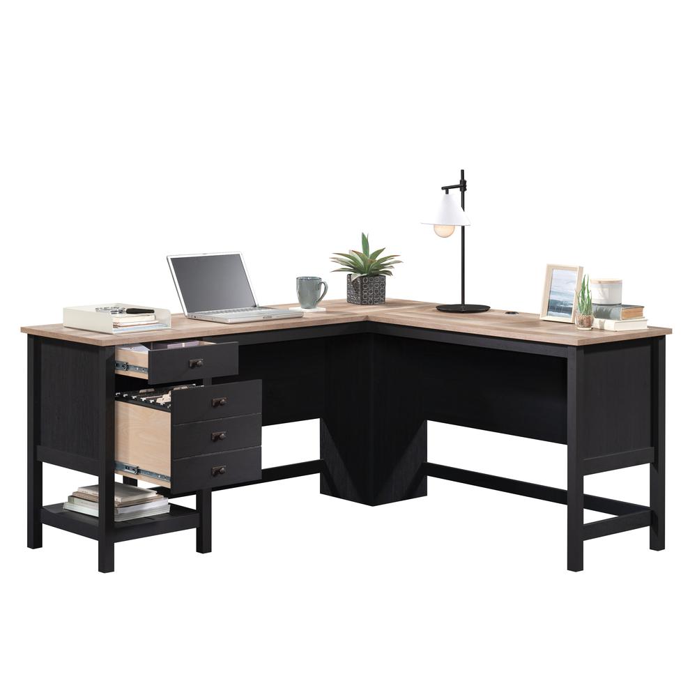 Cottage Road L Desk Ro/Lo Top. Picture 1