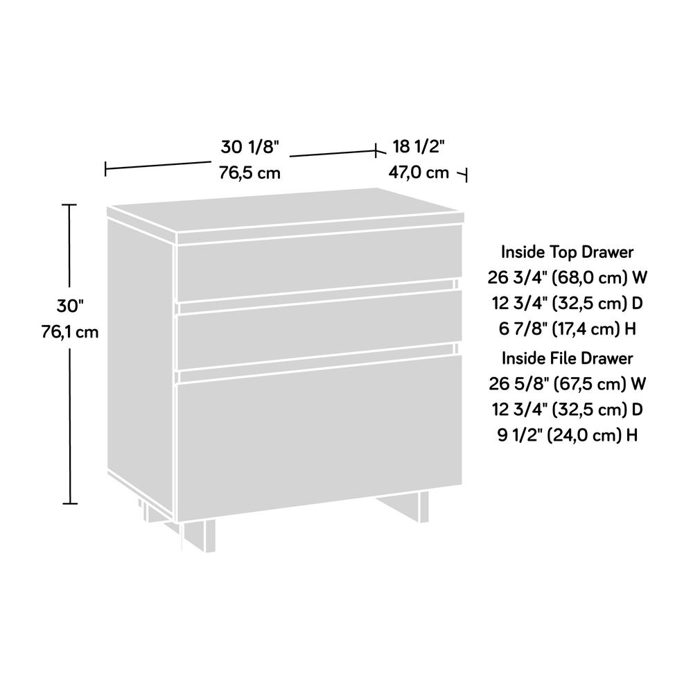 Porto Palma File Cabinet, Haze Acacia finish. Picture 12
