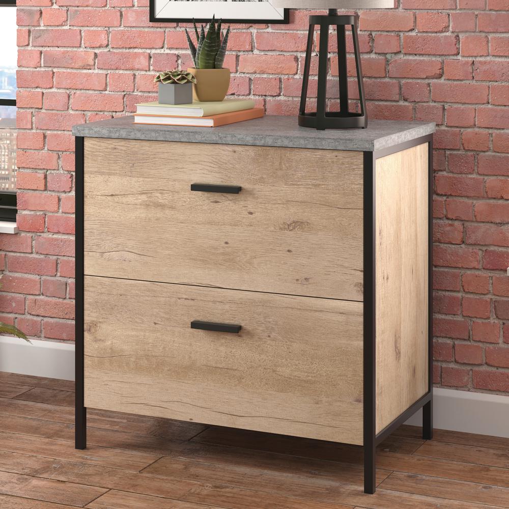Market Commons File Cabinet, Prime Oak finish. Picture 3
