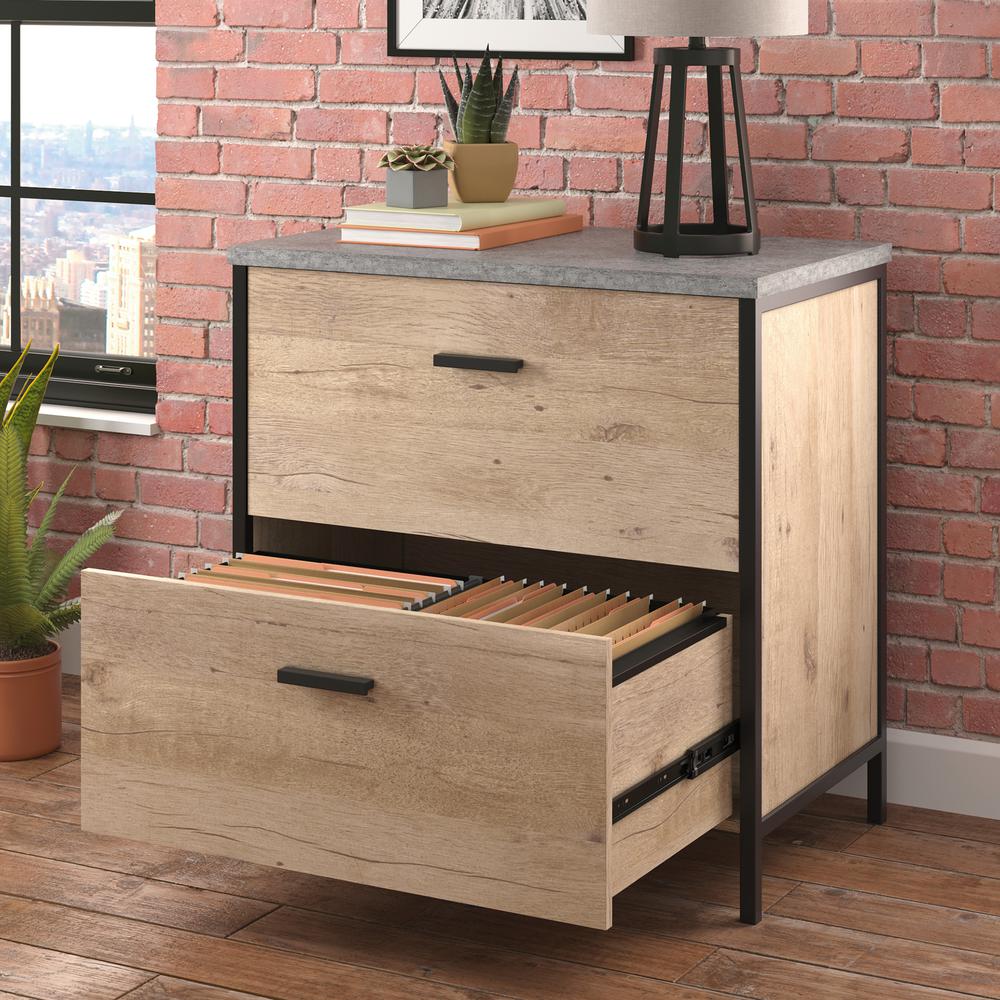 Market Commons File Cabinet, Prime Oak finish. Picture 5