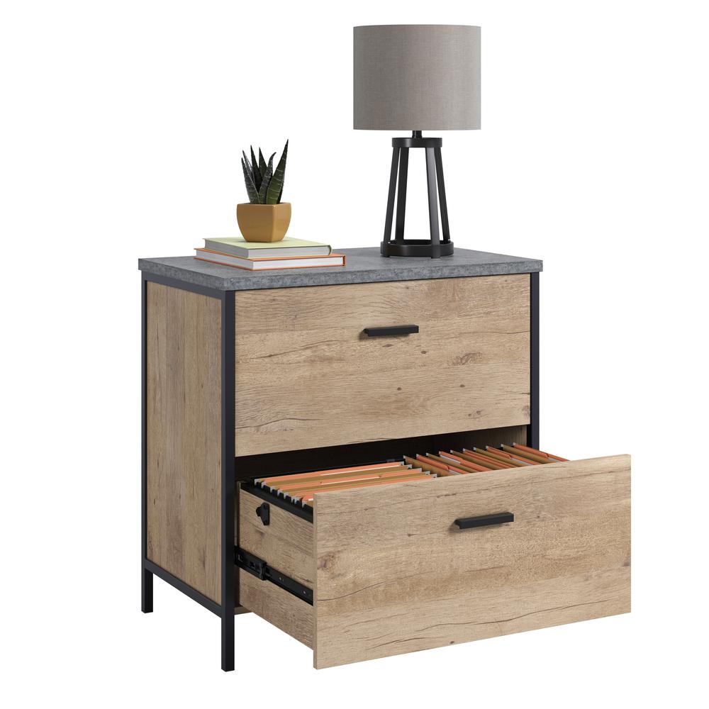 Market Commons File Cabinet, Prime Oak finish. Picture 2