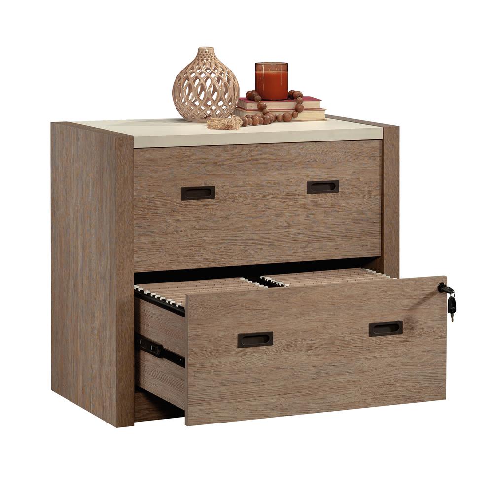 Dixon City Commercial Office File Cabinet, Brushed Oak finish. Picture 2