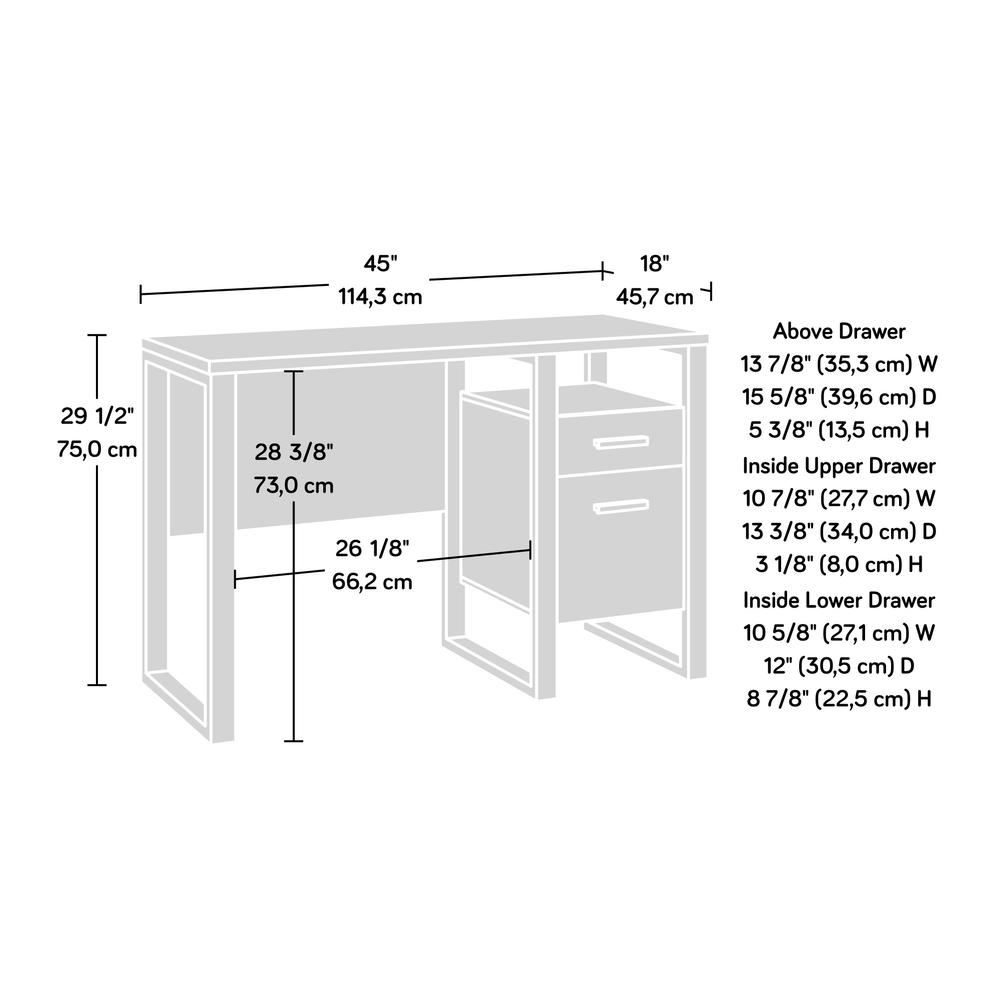 Rock Glen Desk, Blade Walnut finish. Picture 4