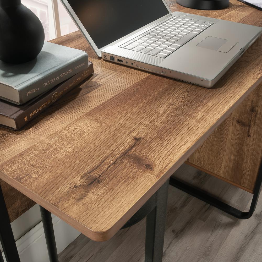 Station House Desk, Etched Oak finish. Picture 7