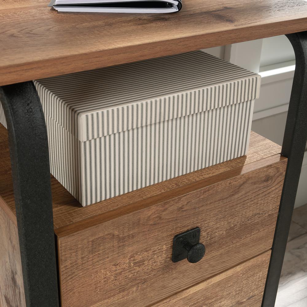 Station House Desk, Etched Oak finish. Picture 8