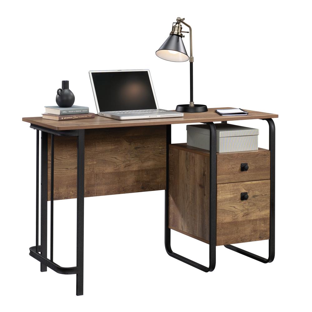 Station House Desk, Etched Oak finish. Picture 1