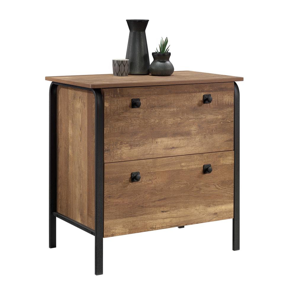 Station House File Cabinet, Etched Oak finish. Picture 2