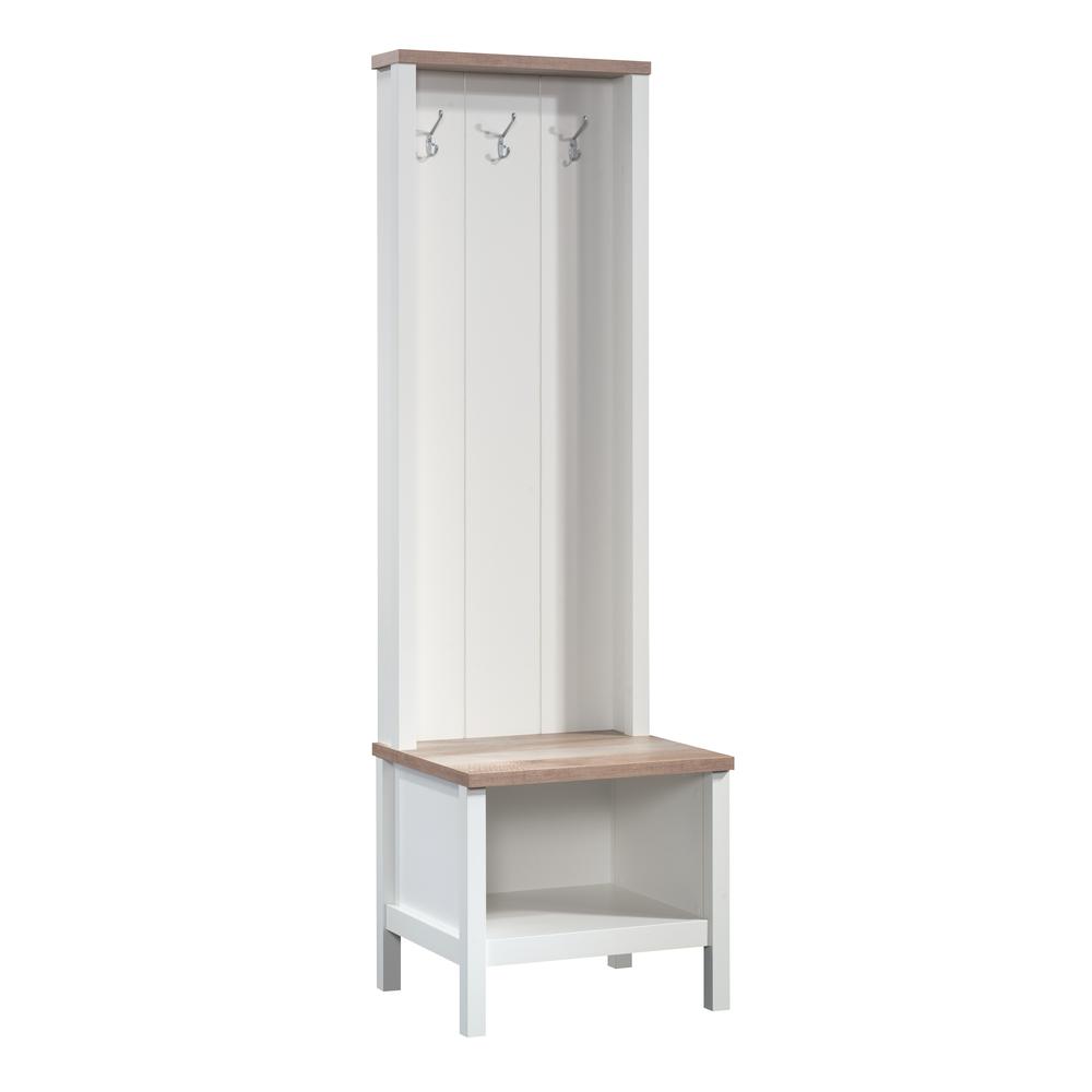 Cottage Road Hall Tree, Soft White finish. Picture 2