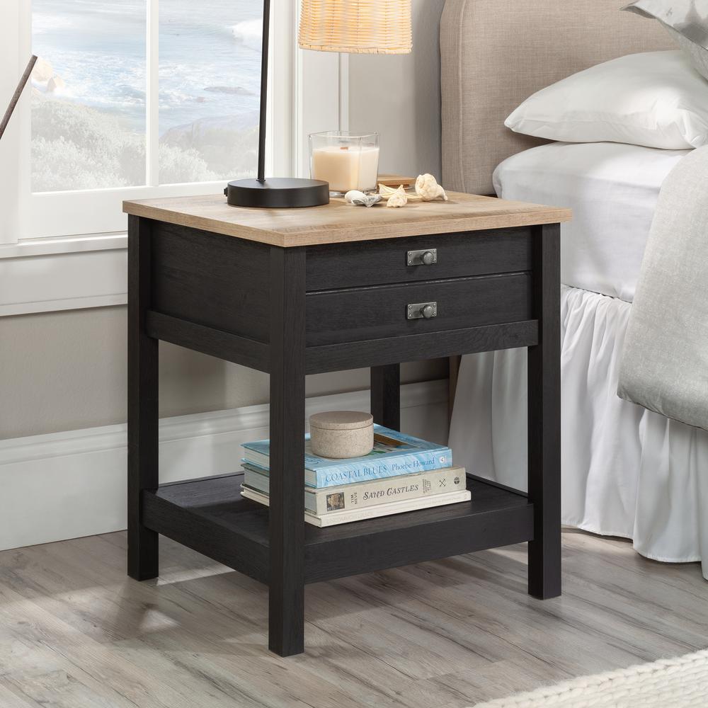Cottage Road Night Stand Raven Oak 3A. Picture 3