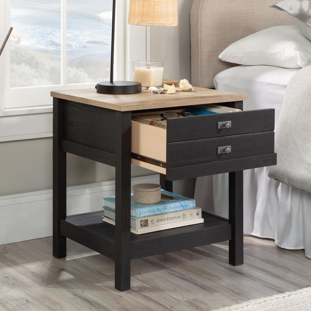 Cottage Road Night Stand Raven Oak 3A. Picture 9