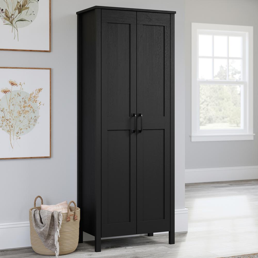 Miscellaneous Storage Storage Cabinet, Raven Oak finish. Picture 5