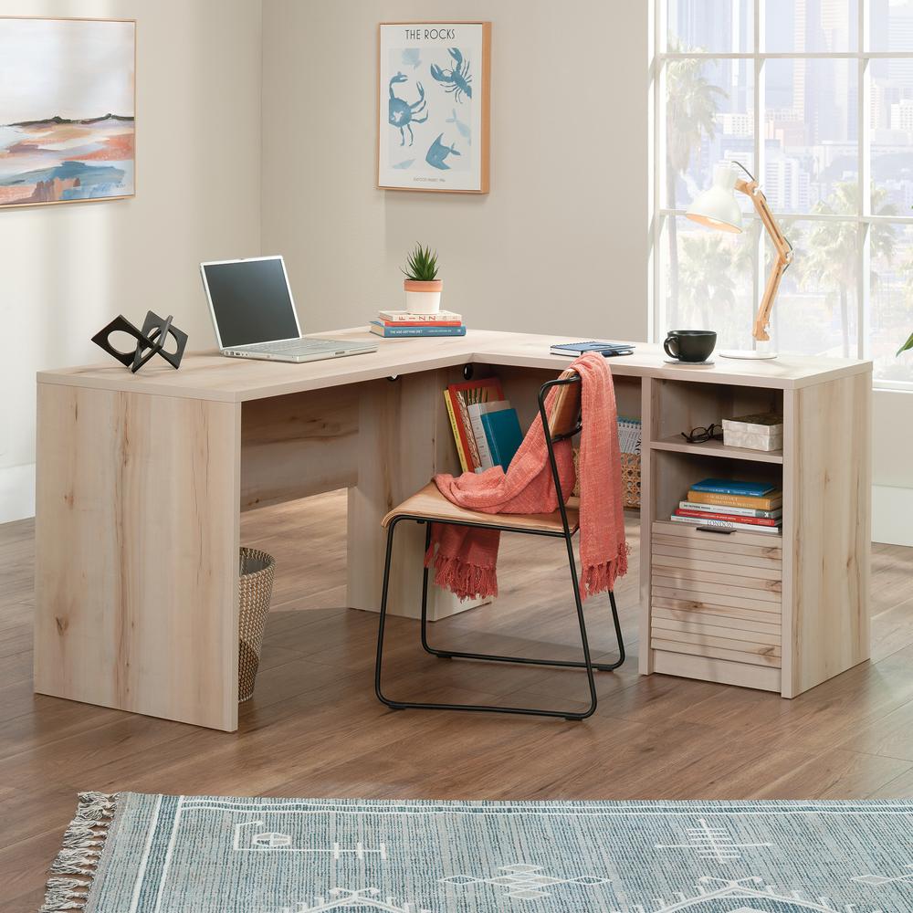 Harvey Park L-Desk Pacific Maple. Picture 4