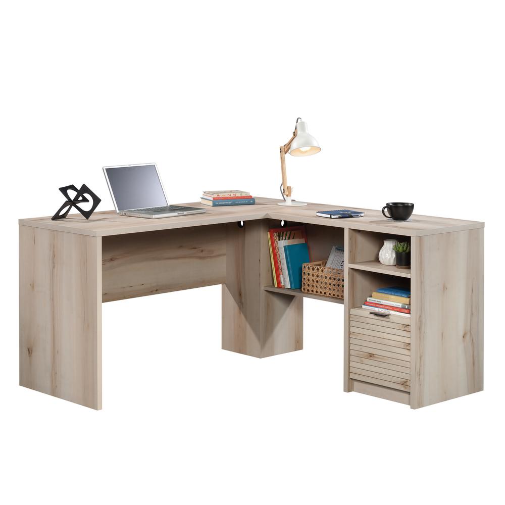 Harvey Park L-Desk Pacific Maple. Picture 3