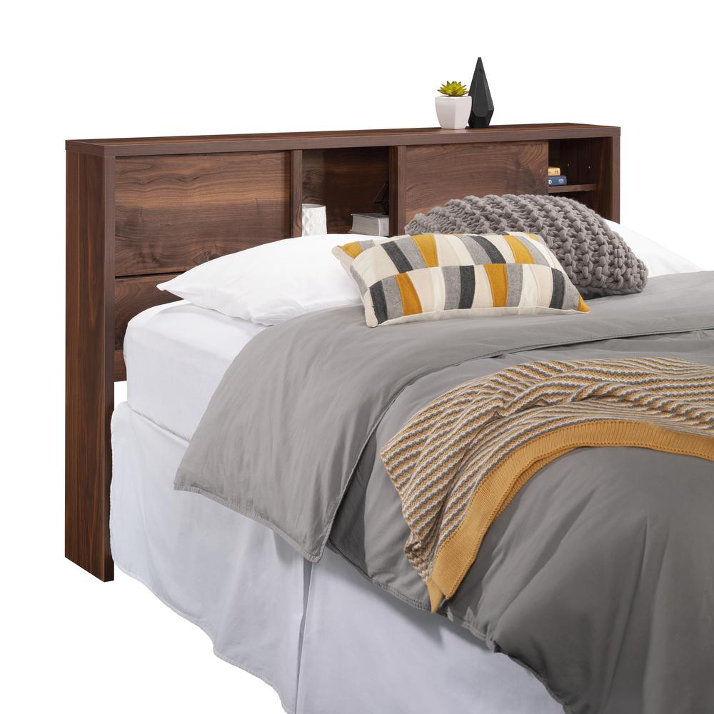 Harvey Park Headboard, Grand Walnut finish. Picture 1