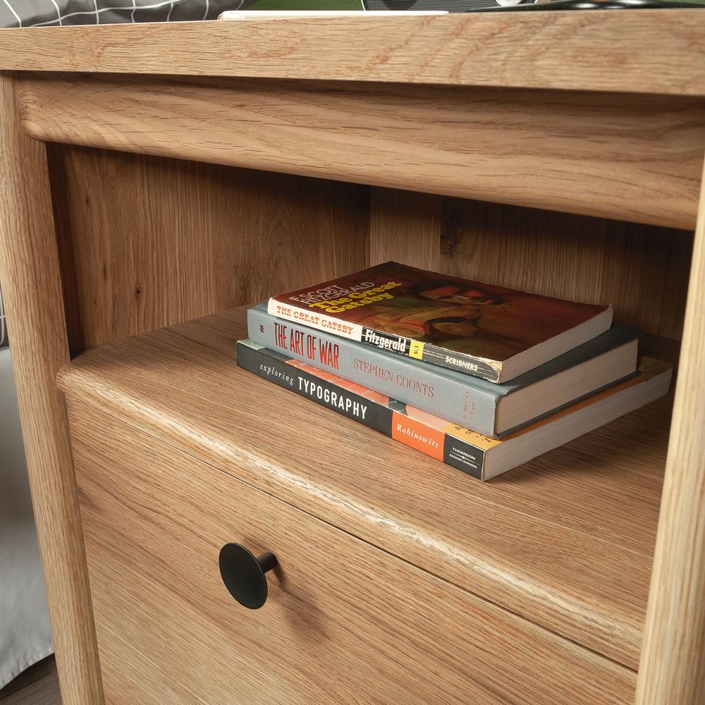 Dover Edge Night Stand, Timber Oak finish. Picture 5