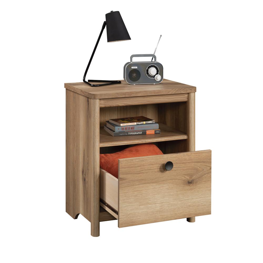 Dover Edge Night Stand, Timber Oak finish. Picture 3