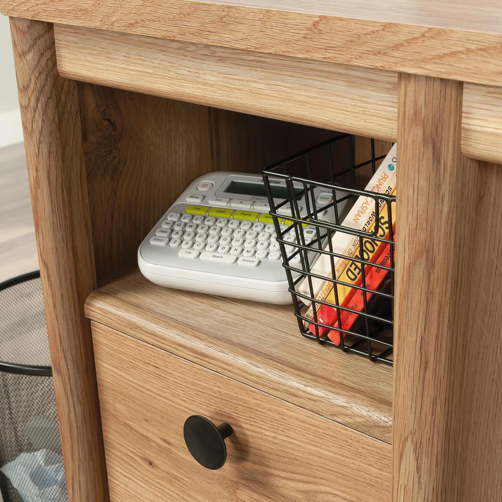 Dover Edge Desk, Timber Oak finish. Picture 6