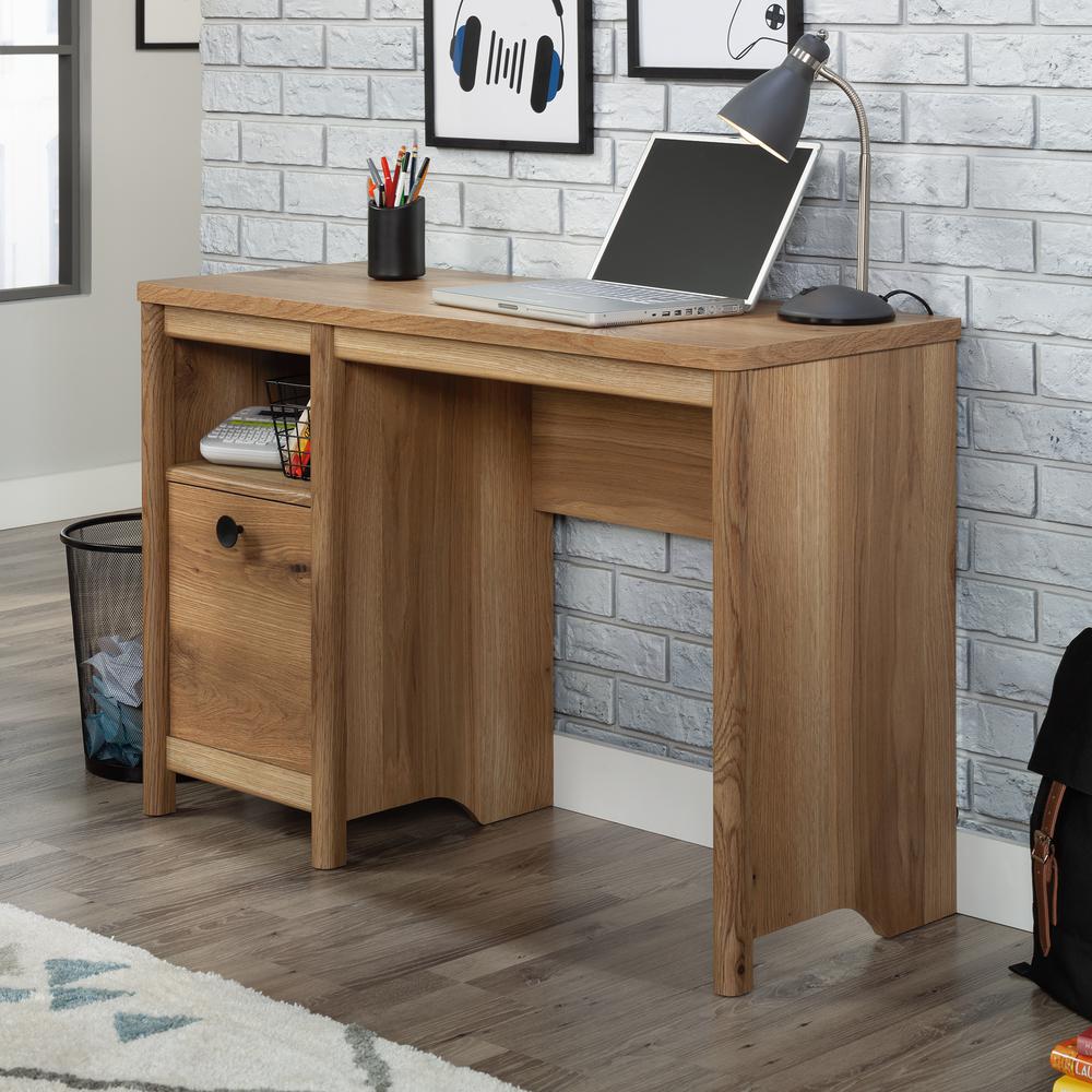 Dover Edge Desk, Timber Oak finish. Picture 10